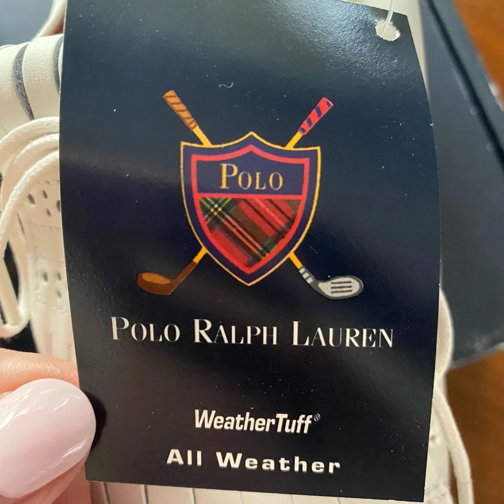 NIB POLO RALPH LAUREN WOMEN’s GOLF SHOES SIZE 8.5 - Picture 4 of 10